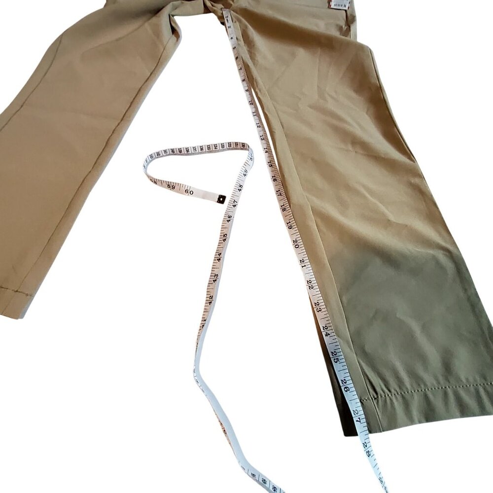 Cat & Jack Boys School Uniform Khaki Pants S 14 Husky Designed with belt loops - Picture 7 of 10